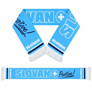 Belasý tlačený šál Slovan Positive