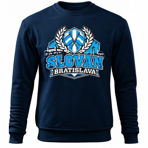 Modrá mikina Slovan vavrín