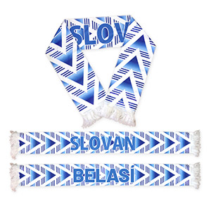 Retro printing scarf Slovan 1993-95
