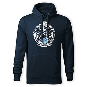 Blue hoodie Slovan Bieli Jastrabi 1969