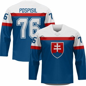Modrý detský hokejový dres Slovensko MS 2026