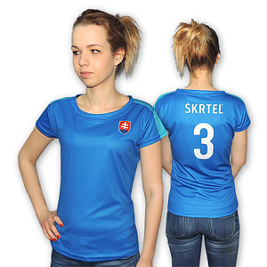 Slovakia replika dámskeho modrého dresu