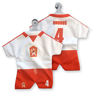 Minidresík SVK futbal ČSSR biely 1976