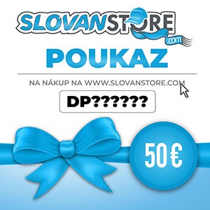 Darčekový poukaz na nákup na slovanstore.com v hodnote 50€