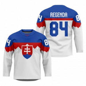 Biely hokejový dres Slovensko replika 2026