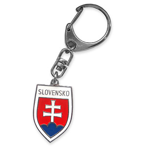 Slovakia metal key-ring