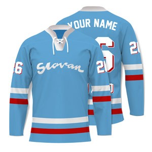 Light blue retro jersey Slovan 70s 4XL+